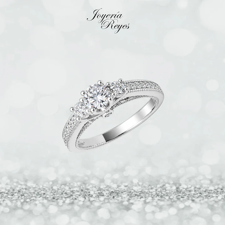 Anillo de plata rodinada fabricación Italiana - ley 925 - modelo SL31776A1 1