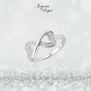 Anillo de plata rodinada fabricación Italiana - ley 925 - modelo SL31958A1