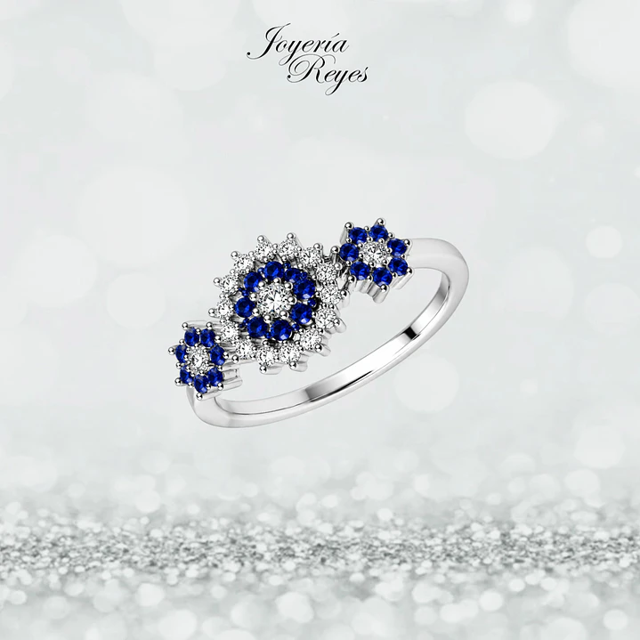 Anillo de plata rodinada fabricación Italiana - ley 925 - modelo SL32419J1 1