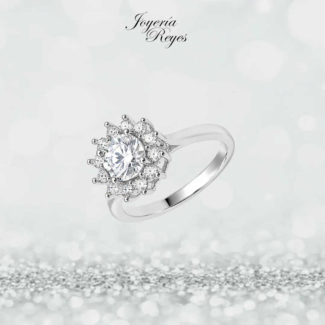 Anillo de plata rodinada fabricación Italiana - ley 925 - modelo SL32448A1 1