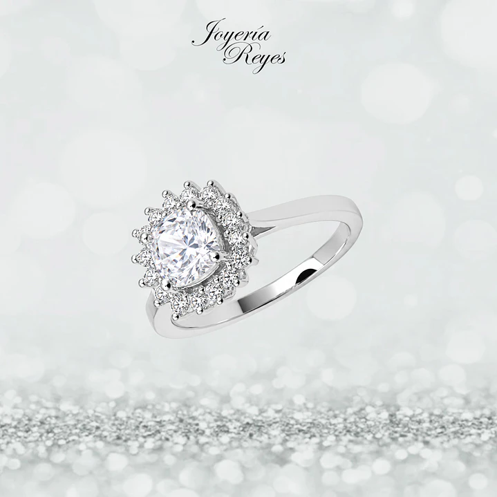 Anillo de plata rodinada fabricación Italiana - ley 925 - modelo SL32449A1  1