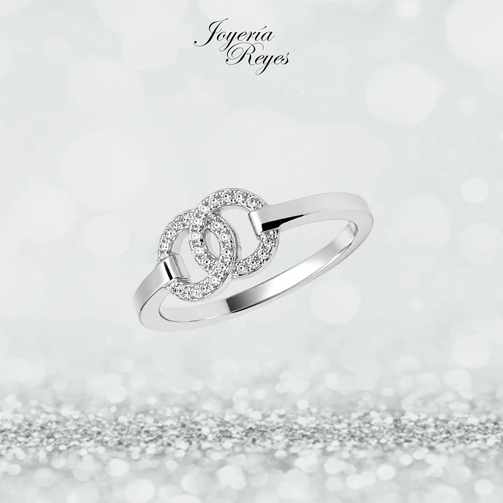 Anillo de plata rodinada fabricación Italiana - ley 925 - modelo SL32490A1 1