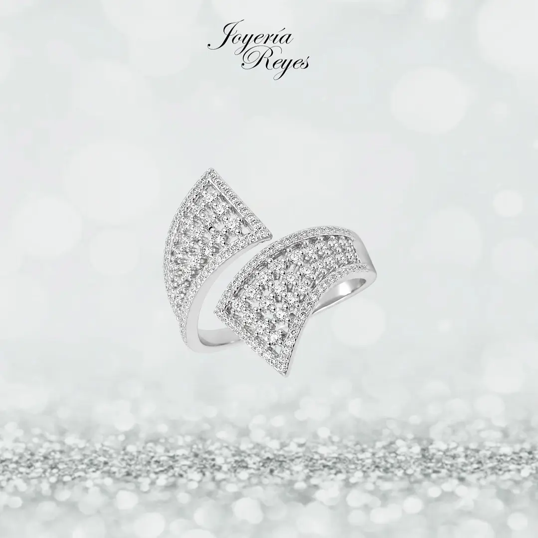 Anillo de plata rodinada fabricación Italiana - ley 925 - modelo SL32550A1 1