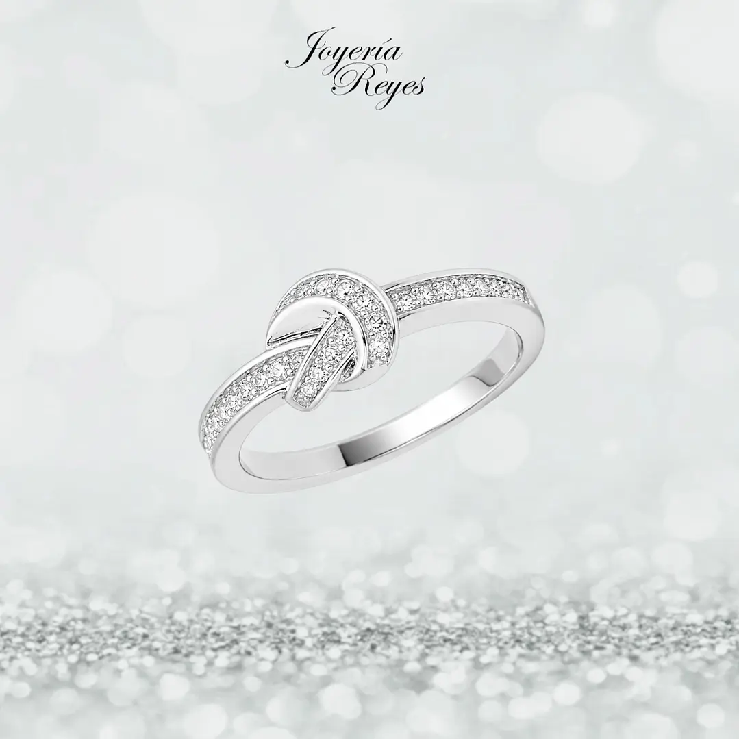 Anillo de plata rodinada fabricación Italiana - ley 925 - modelo SL32572A1 1