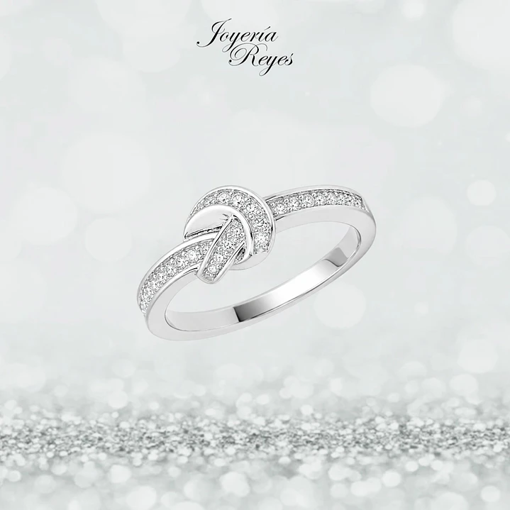 Anillo de plata rodinada fabricación Italiana - ley 925 - modelo SL32572A1 1