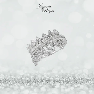 Anillo de plata rodinada fabricación Italiana - ley 925 - modelo SL32607A1