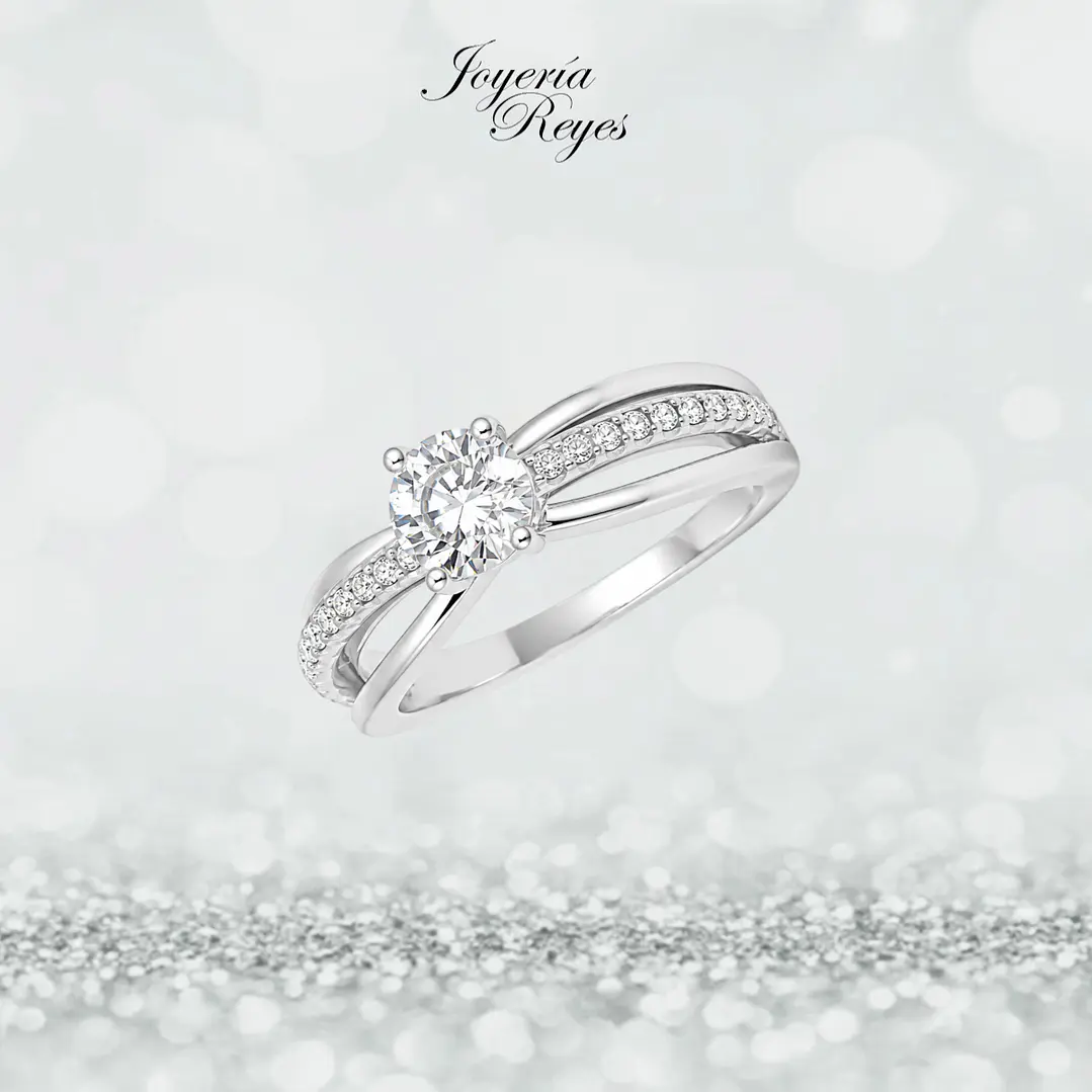 Anillo de plata rodinada fabricación Italiana - ley 925 - modelo SL32610A1 1