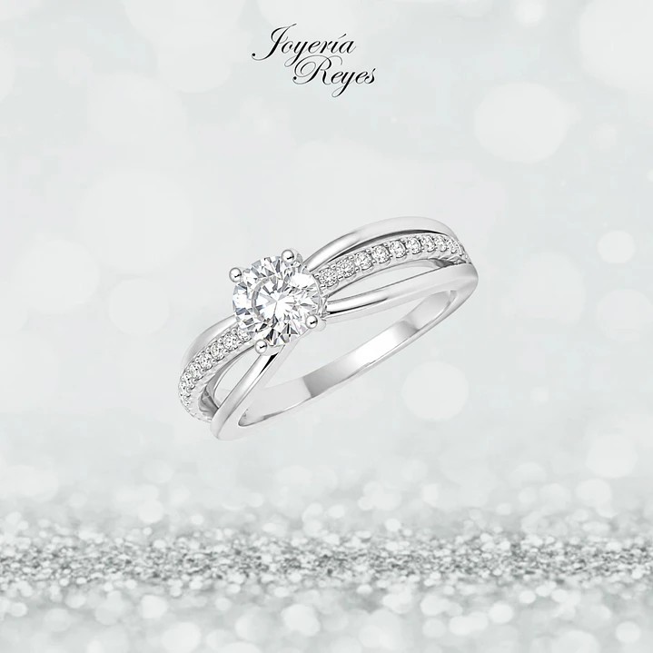 Anillo de plata rodinada fabricación Italiana - ley 925 - modelo SL32610A1 1