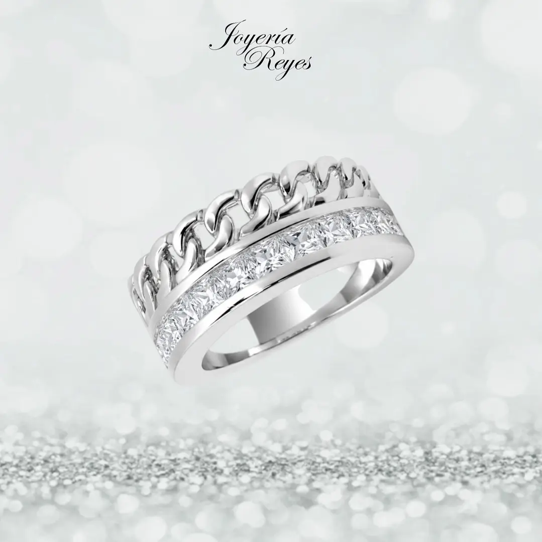 Anillo de plata rodinada fabricación Italiana - ley 925 - modelo SL32725A1 1