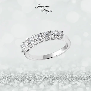 Anillo de plata rodinada fabricación Italiana - ley 925 - modelo SL39603A1