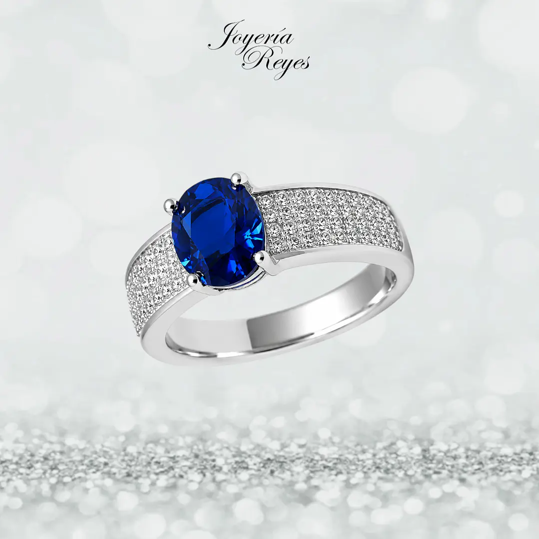 Anillo de plata rodinada fabricación Italiana - ley 925 - modelo SL60029D1 1