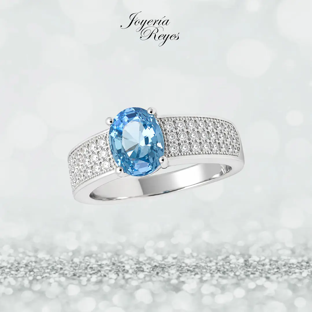 Anillo de plata rodinada fabricación Italiana - ley 925 - modelo SL60029M1 1
