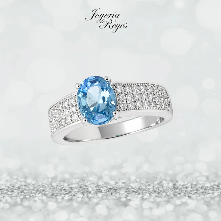 Anillo de plata rodinada fabricación Italiana - ley 925 - modelo SL60029M1 1