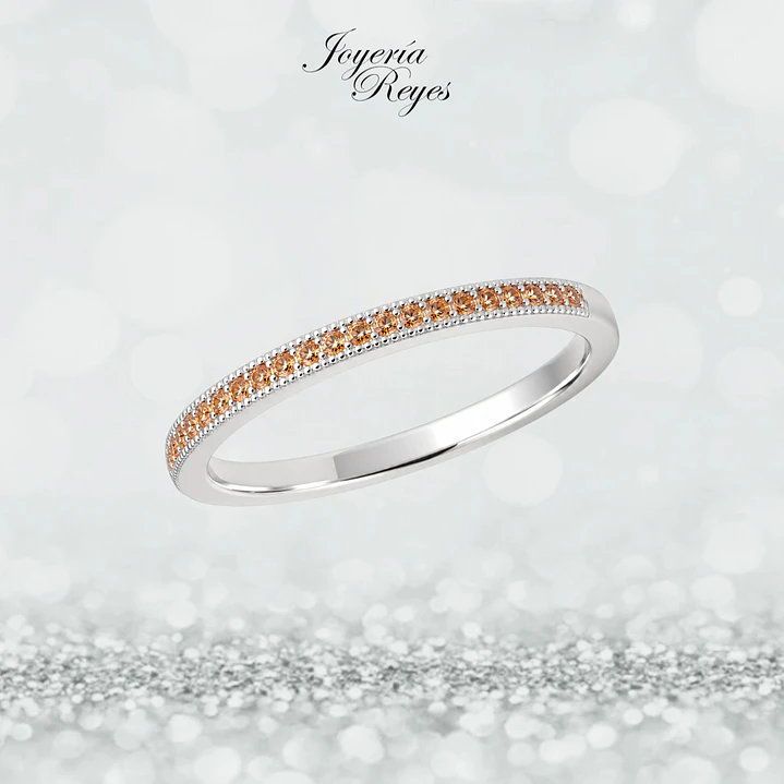 Anillo de plata rodinada fabricación Italiana - ley 925 - modelo SL60268D1 1
