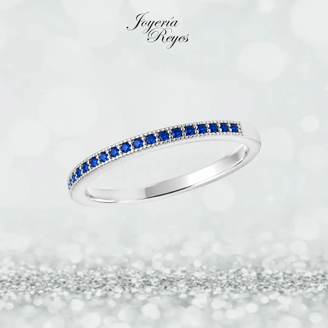 Anillo de plata rodinada fabricación Italiana - ley 925 - modelo SL60268G1 1