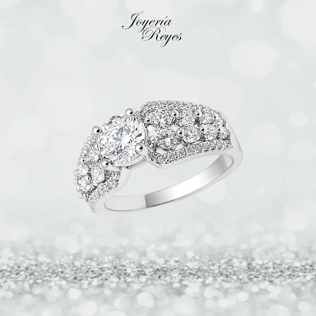 Anillo de plata rodinada fabricación Italiana - ley 925 - modelo SL90317A1 1