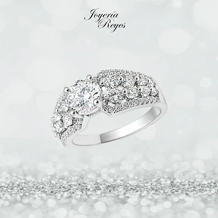 Anillo de plata rodinada fabricación Italiana - ley 925 - modelo SL90317A1
