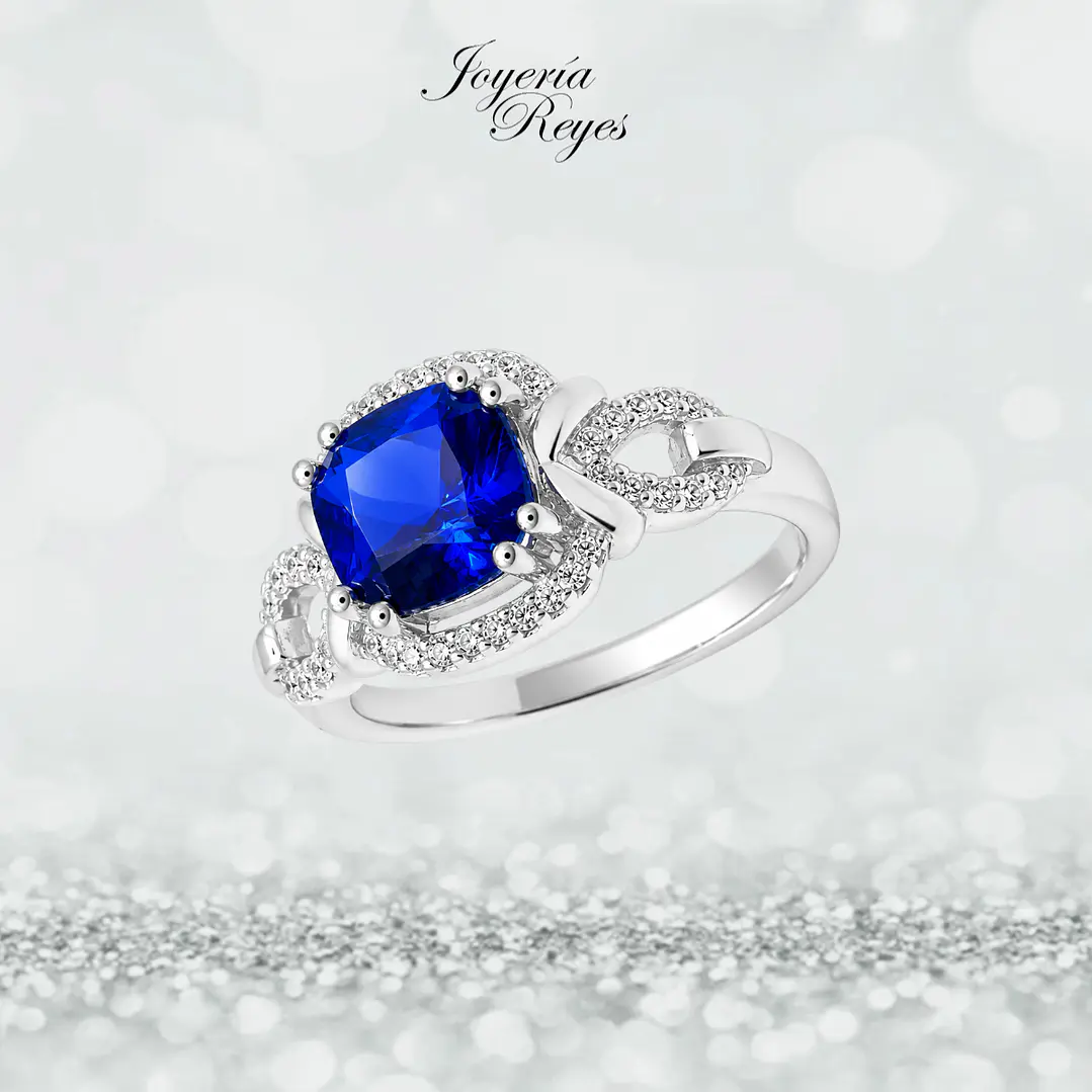 Anillo de plata rodinada fabricación Italiana - ley 925 - modelo SL90333JC1 1