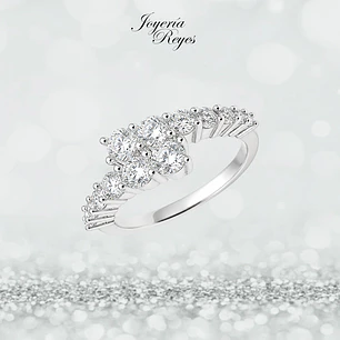 Anillo de plata rodinada fabricación Italiana - ley 925 - modelo SL90373A1