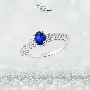 Anillo de plata rodinada fabricación Italiana - ley 925 - modelo SL90435J1