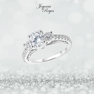 Anillo de plata rodinada fabricación Italiana - ley 925 - modelo SL90580A2T