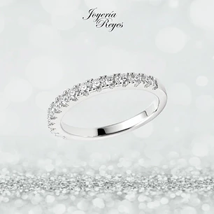 Anillo de plata rodinada fabricación Italiana - ley 925 - modelo SL90580A3T