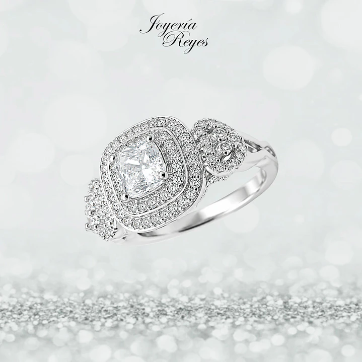 Anillo de plata rodinada fabricación Italiana - ley 925 - modelo SL90595A1 1