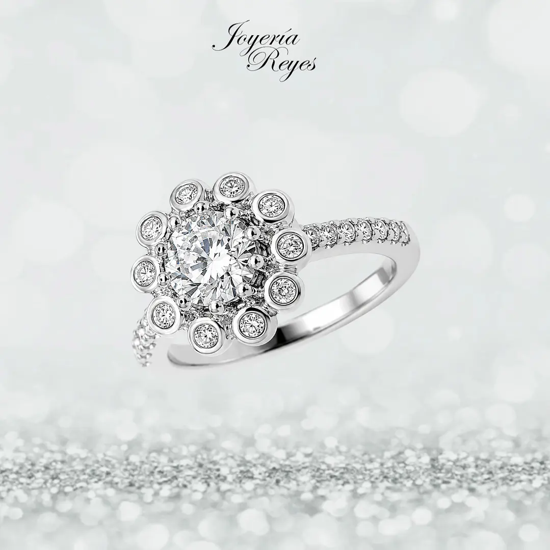 Anillo de plata rodinada fabricación Italiana - ley 925 - modelo SL90755A1 1