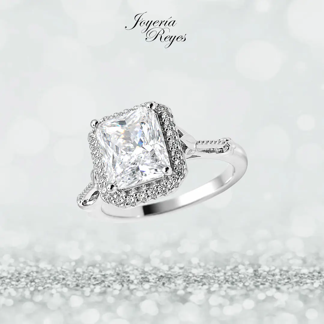 Anillo de plata rodinada fabricación Italiana - ley 925 - modelo SL90764A1 1