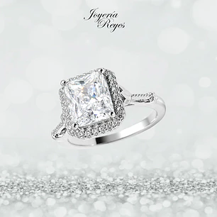 Anillo de plata rodinada fabricación Italiana - ley 925 - modelo SL90764A1