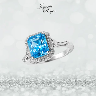 Anillo de plata rodinada fabricación Italiana - ley 925 - modelo SL90764C1 