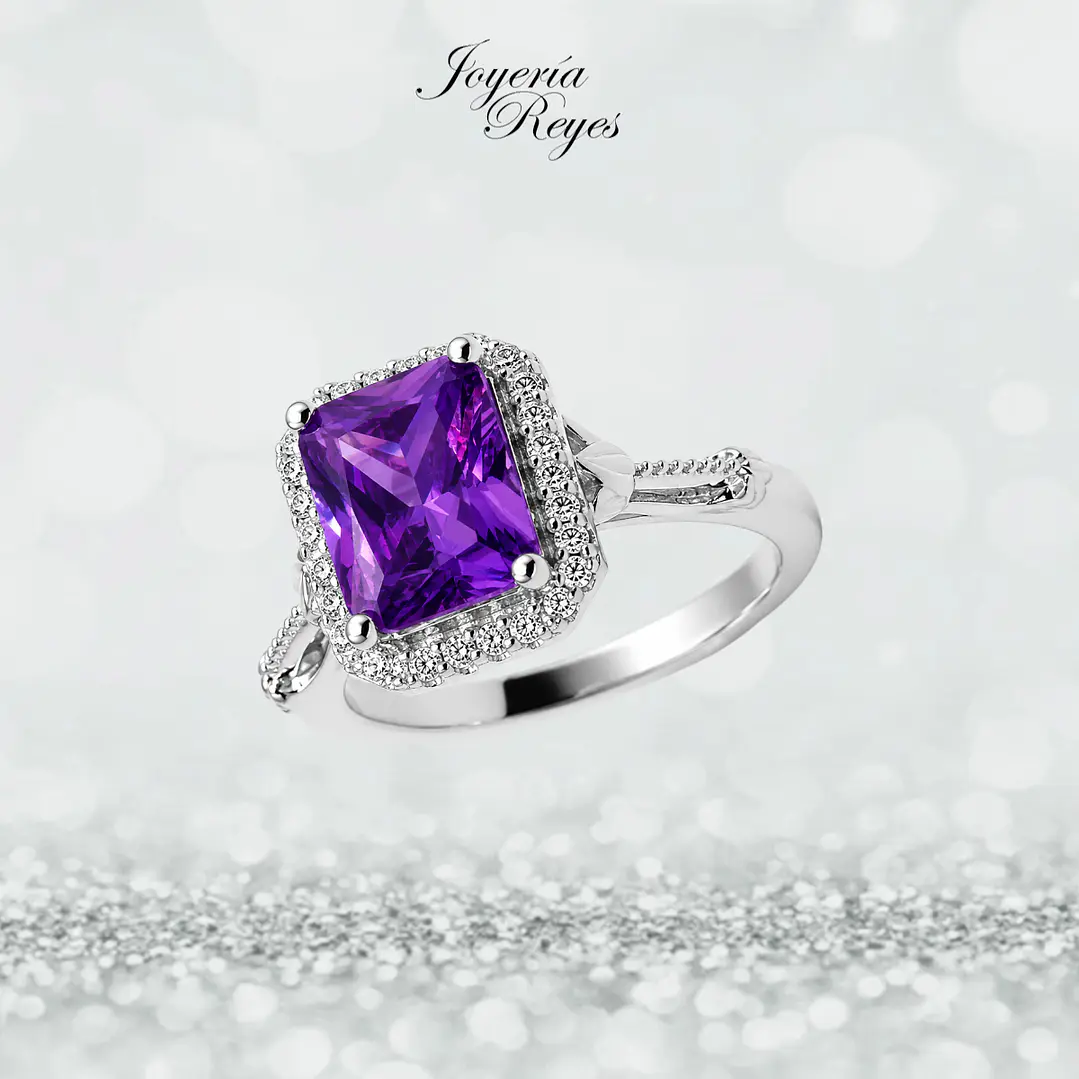 Anillo de plata rodinada fabricación Italiana - ley 925 - modelo SL90764E1 1