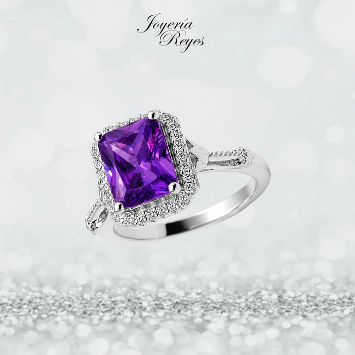 Anillo de plata rodinada fabricación Italiana - ley 925 - modelo SL90764E1 1