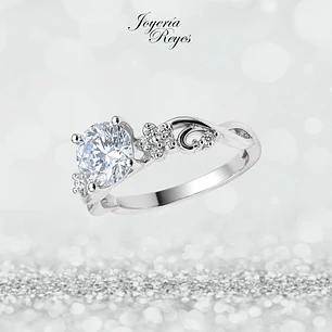 Anillo de plata rodinada fabricación Italiana - ley 925 - modelo SL90781A1