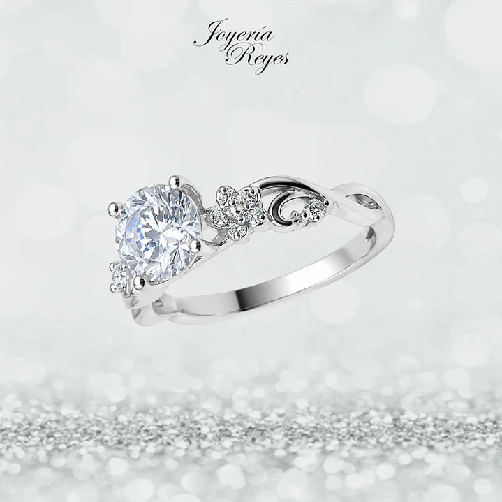 Anillo de plata rodinada fabricación Italiana - ley 925 - modelo SL90781A1 1