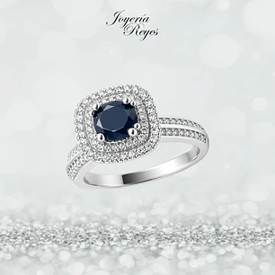 Anillo de plata rodinada fabricación Italiana - ley 925 - modelo SL90799H1