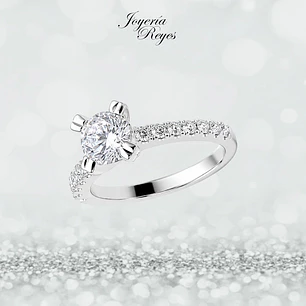 Anillo de plata rodinada fabricación Italiana - ley 925 - modelo SL90823A1T