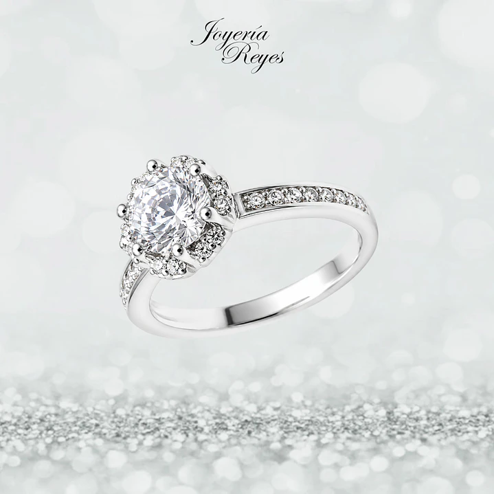 Anillo de plata rodinada fabricación Italiana - ley 925 - modelo SL90826A1T 1