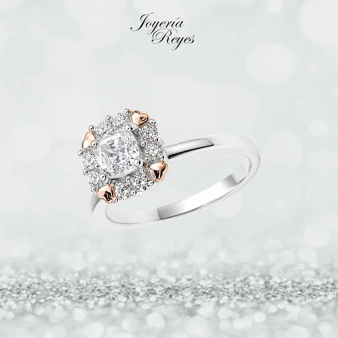 Anillo de plata rodinada fabricación Italiana - ley 925 - modelo SL90844V1 1