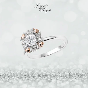 Anillo de plata rodinada fabricación Italiana - ley 925 - modelo SL90844V1