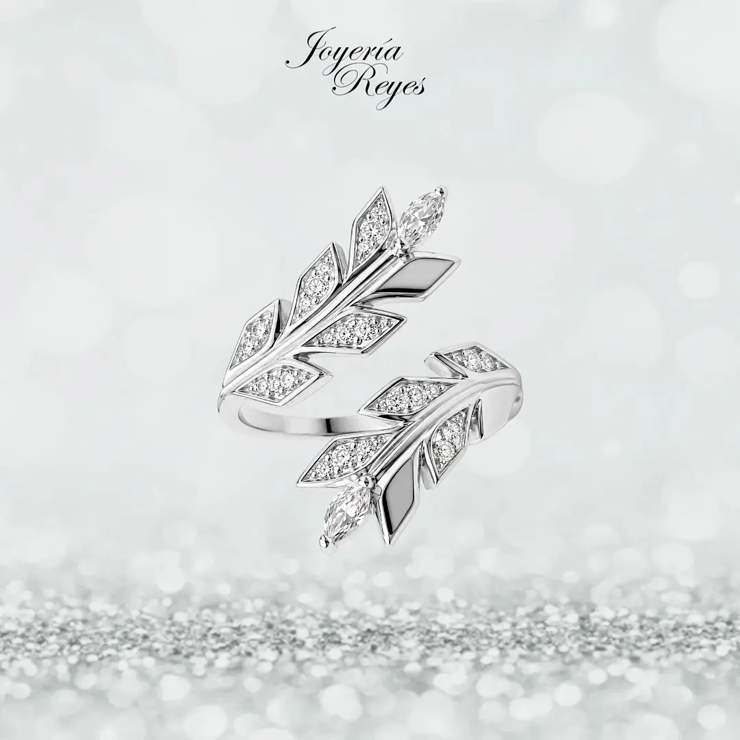 Anillo de plata rodinada fabricación Italiana - ley 925 - modelo SL90909A1T 1
