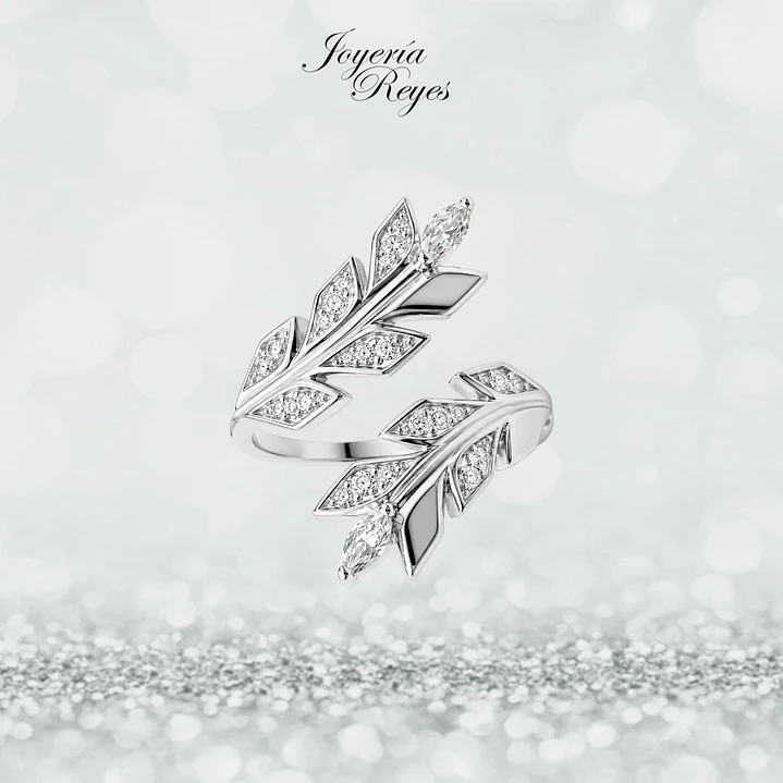 Anillo de plata rodinada fabricación Italiana - ley 925 - modelo SL90909A1T 1