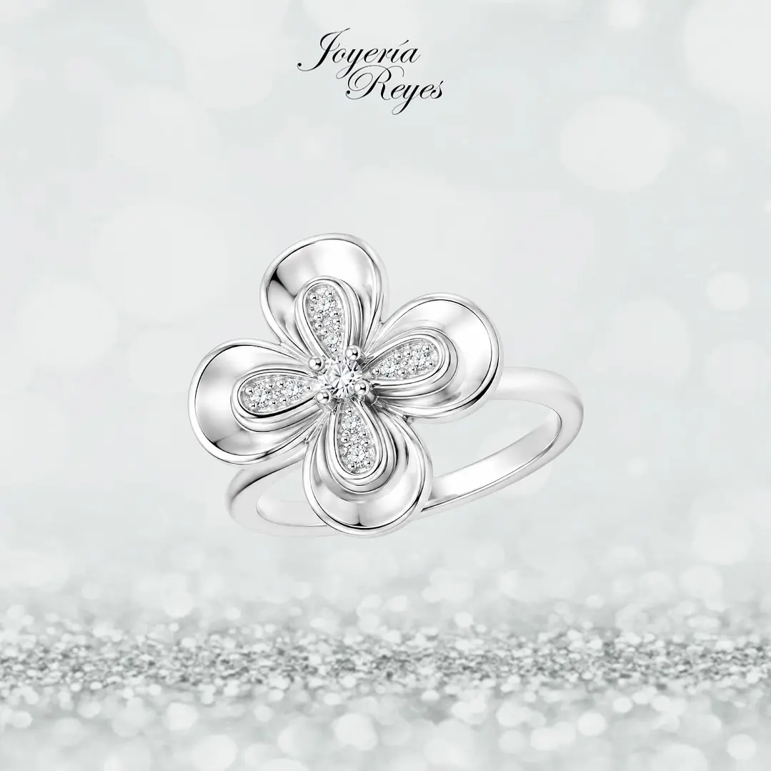 Anillo de plata rodinada fabricación Italiana - ley 925 - modelo SL91258A1 1