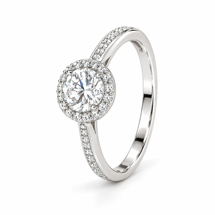 Anillo de plata rodinada fabricación Italiana - ley 925 - modelo R-0032 1