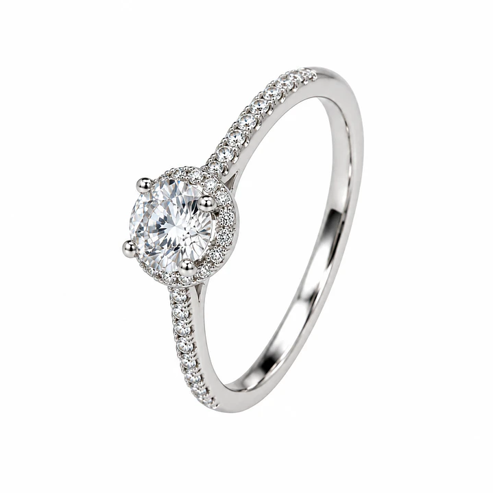 Anillo de plata rodinada fabricación Italiana - ley 925 - modelo SL30377A1 1