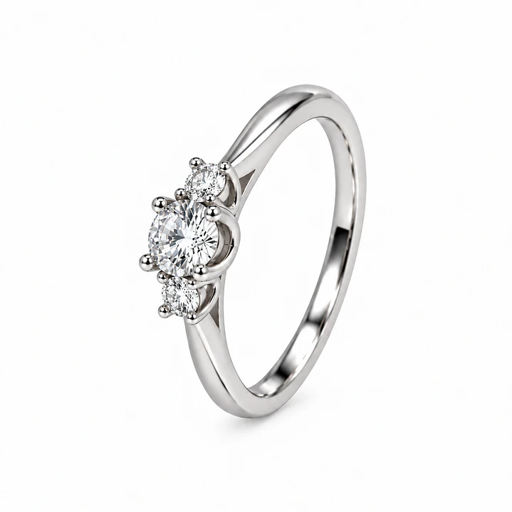 Anillo de plata rodinada fabricación Italiana - ley 925 - modelo SL31046A1 1