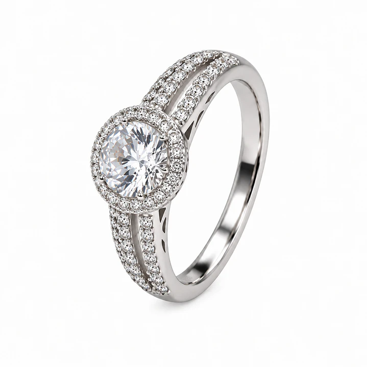 Anillo de plata rodinada fabricación Italiana - ley 925 - modelo R-0037 1