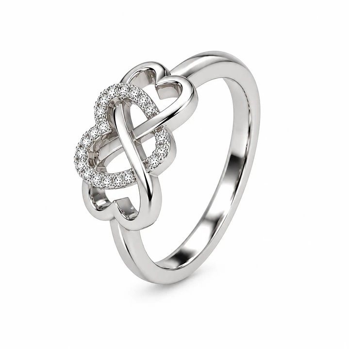 Anillo de plata rodinada fabricación Italiana - ley 925 - modelo 10693FRS1 1