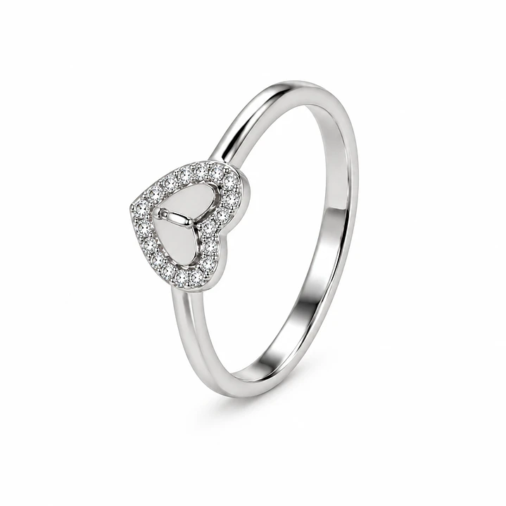 Anillo de plata rodinada fabricación Italiana - ley 925 - modelo 5191FRSWSH1 1