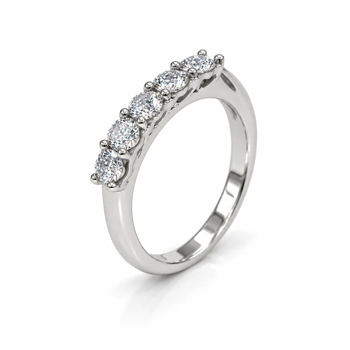 Anillo de plata rodinada fabricación Italiana - ley 925 - modelo SR-1521 1